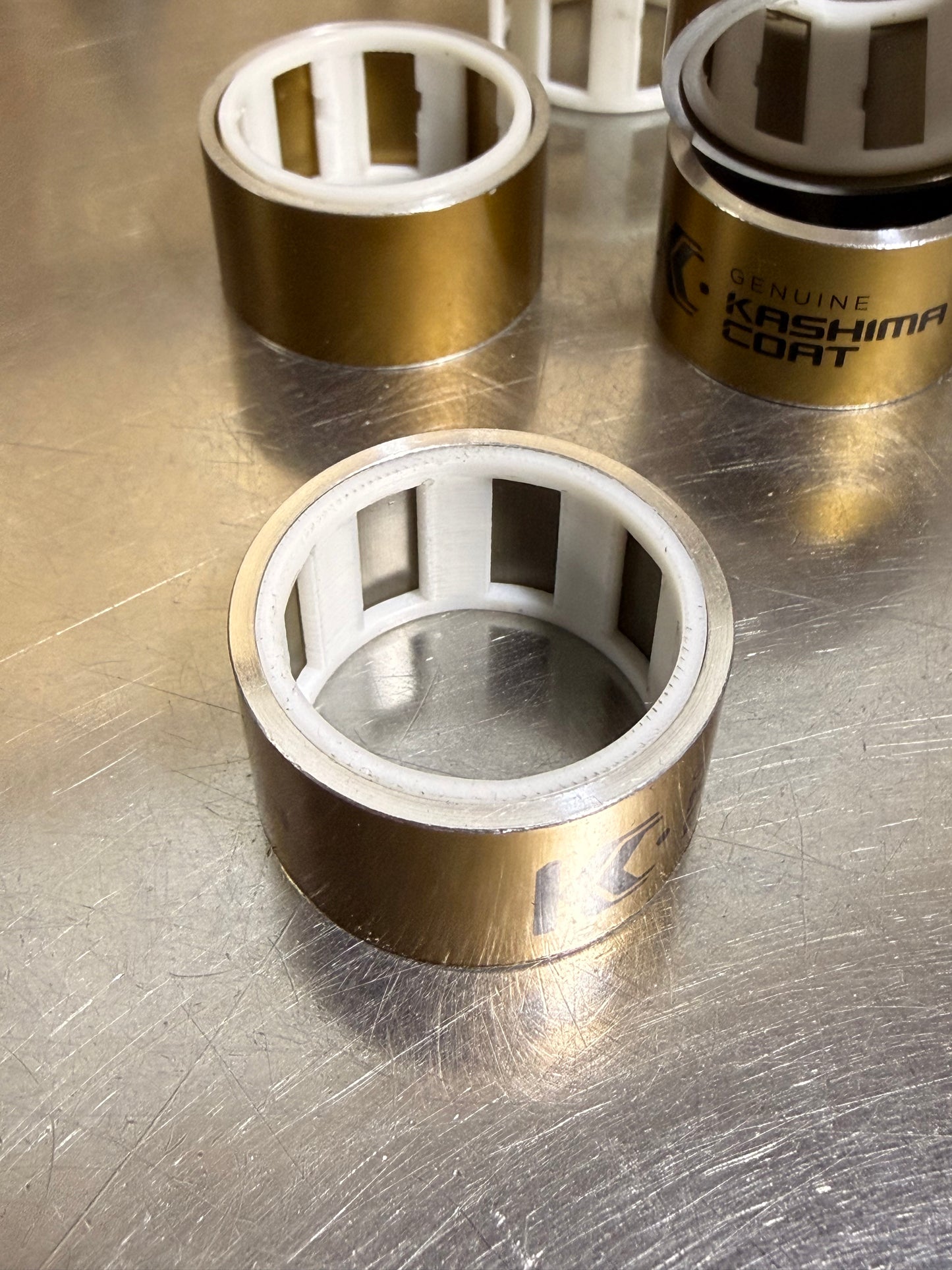 fox kashima spacer with kashima logo 20mm made from 34mm stanchions,free postage