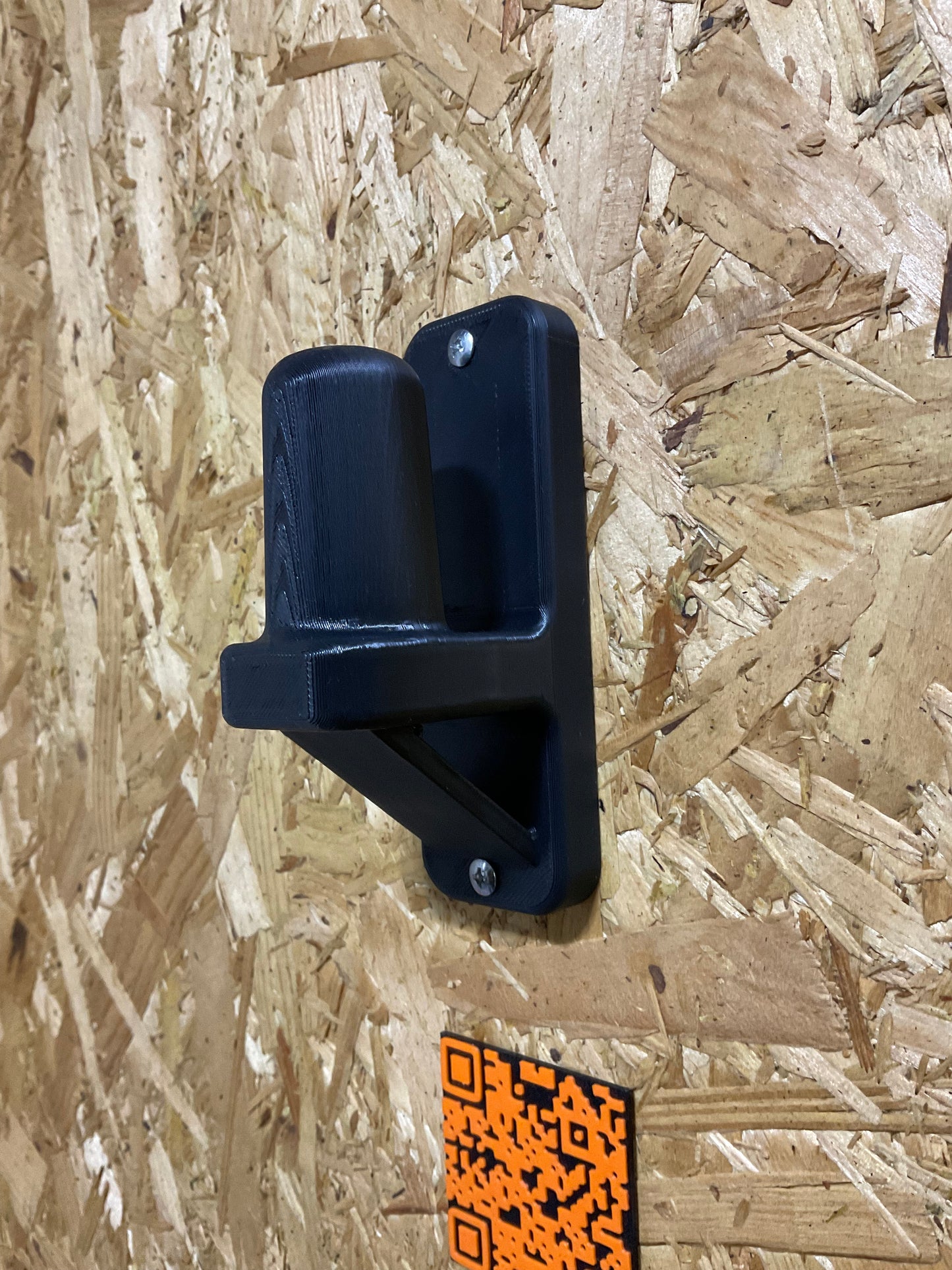 3d printed wall storage hanger for tapered forks